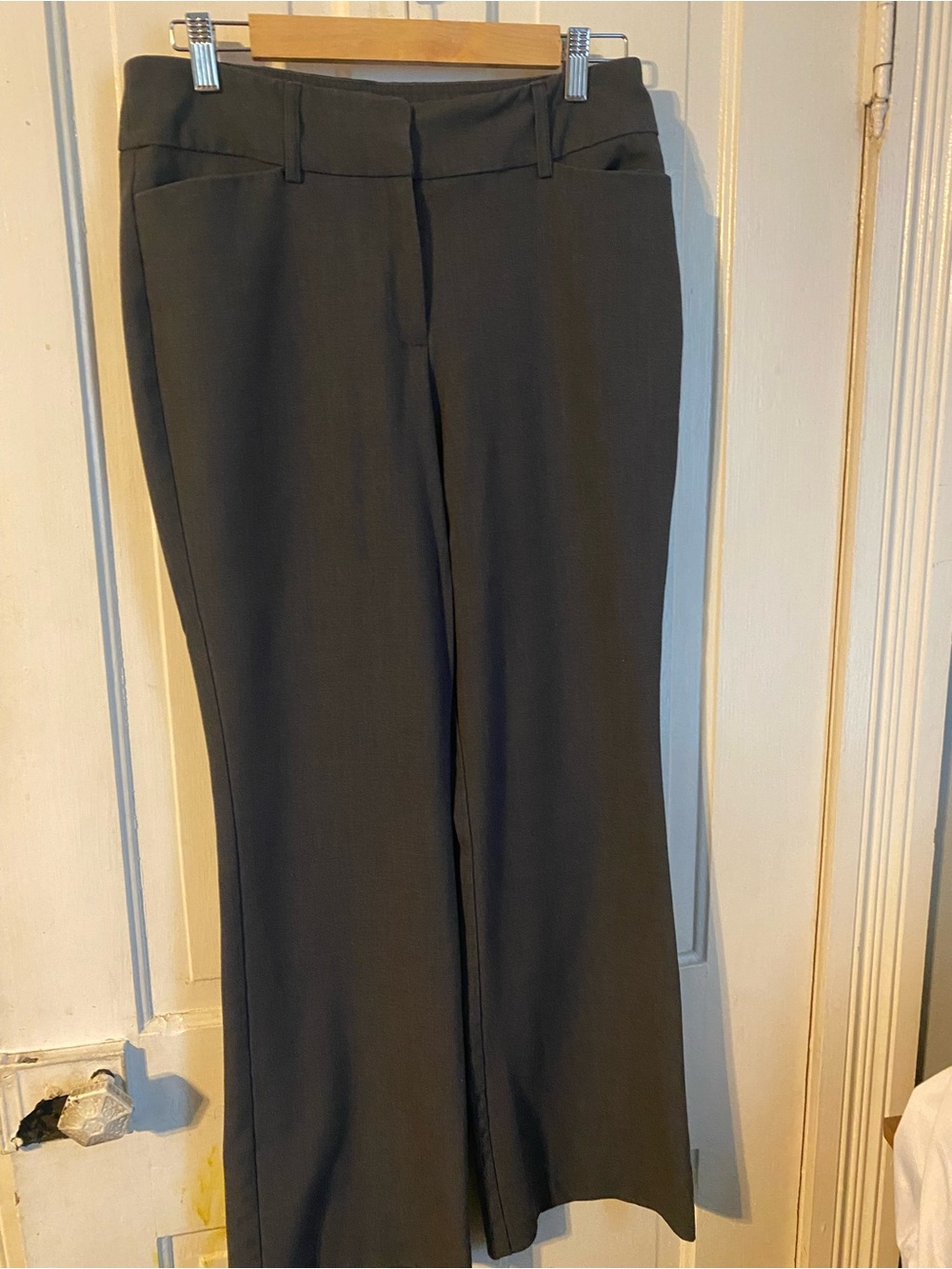 Time and Tru Women's Boot Cut Dress Pants - Charcoal